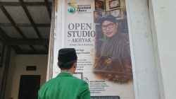 Lukisan Pasir Jombang Berpesona, Open Studio Akhiyak Sambut Tamu Muktamar NU