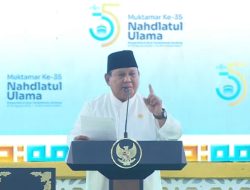 Presiden Prabowo Buka Muktamar NU ke-35, Tegaskan: Jangan Sekali-kali Melupakan Jasa Ulama