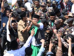 Di Luar Arena Muktamar NU Memanas, Massa Pendukung Caketum Coba Terobos GSG Tambakberas