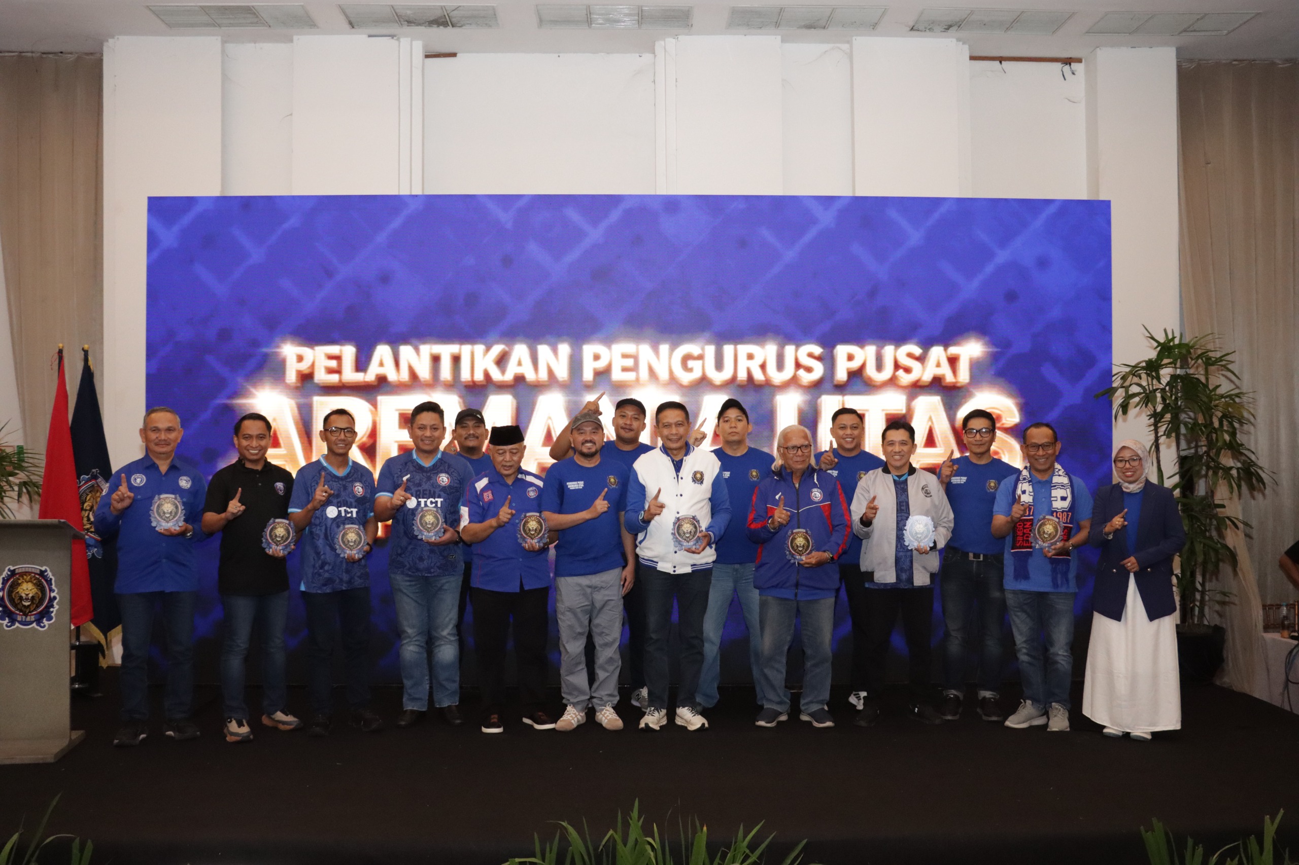 Pengurus Baru Aremania Utas Resmi Dilantik, Kapolres Malang Titip Pesan Persatuan