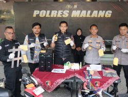 Polres Malang Bongkar Komplotan Pencuri Baterai Tower, 17 TKP Terungkap, Kerugian Rp432 Juta