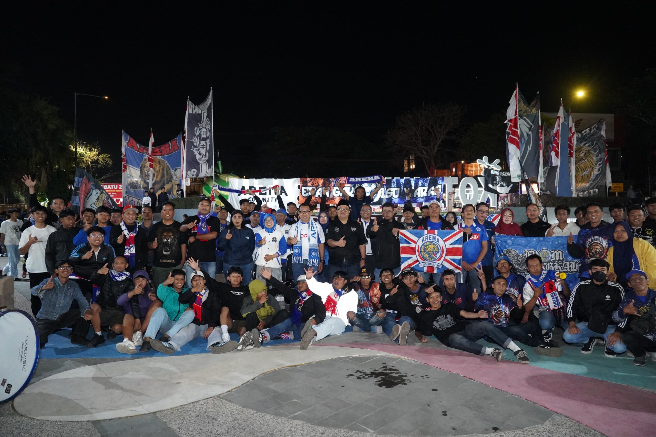 Rayakan HUT ke-39 Arema, Wali Kota Batu Titip Pesan untuk Aremania