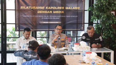 Kapolres Malang Ajak Media Perkuat Sinergi, Ciptakan Ruang Digital yang Sehat
