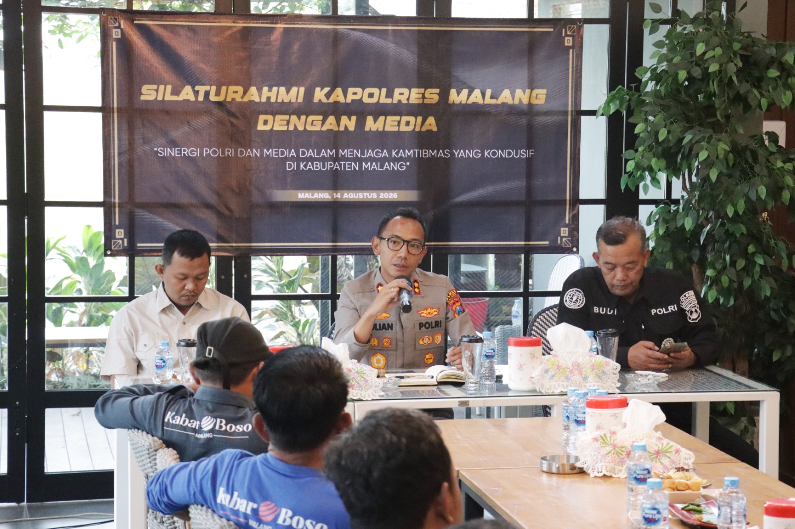Kapolres Malang Ajak Media Perkuat Sinergi, Ciptakan Ruang Digital yang Sehat