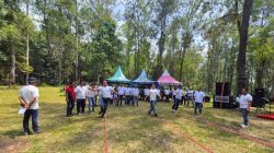 Hari Juang Polri, Polres Batu Gelar Olahraga Bersama di Coban Rondo