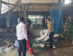 Kandang Ayam Potong Milik Peternak di Sisir Kota Batu Hangus Dilalap Api