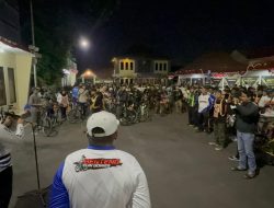 Perkuat Kemitraan dengan Komunitas, Polres Mojokerto Kota Rangkul Pesepeda dan Driver Online