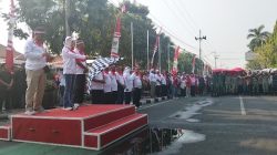 Kirab Merah Putih Raksasa Diikuti 1.147 Peserta, Kobarkan Semangat Patriotisme di Kota Kediri