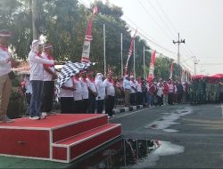 Kirab Merah Putih Raksasa Diikuti 1.147 Peserta, Kobarkan Semangat Patriotisme di Kota Kediri