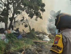 TPS Bangsal Kediri Terbakar, Rongsokan Milik Empat Pemulung Ludes