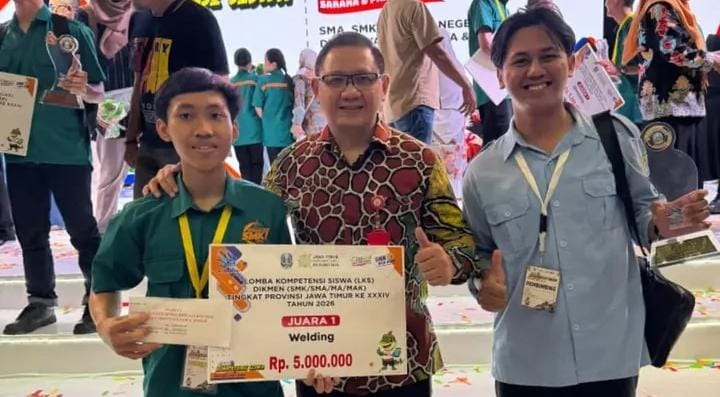 Siswa SMK Kartanegara Wates Raih Juara I Lomba Welding Tingkat Nasional