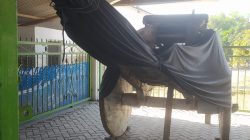 Cegah Vandalisme Terulang, Kereta Mbah Gleyor Kini Dipasangi Kain Hitam