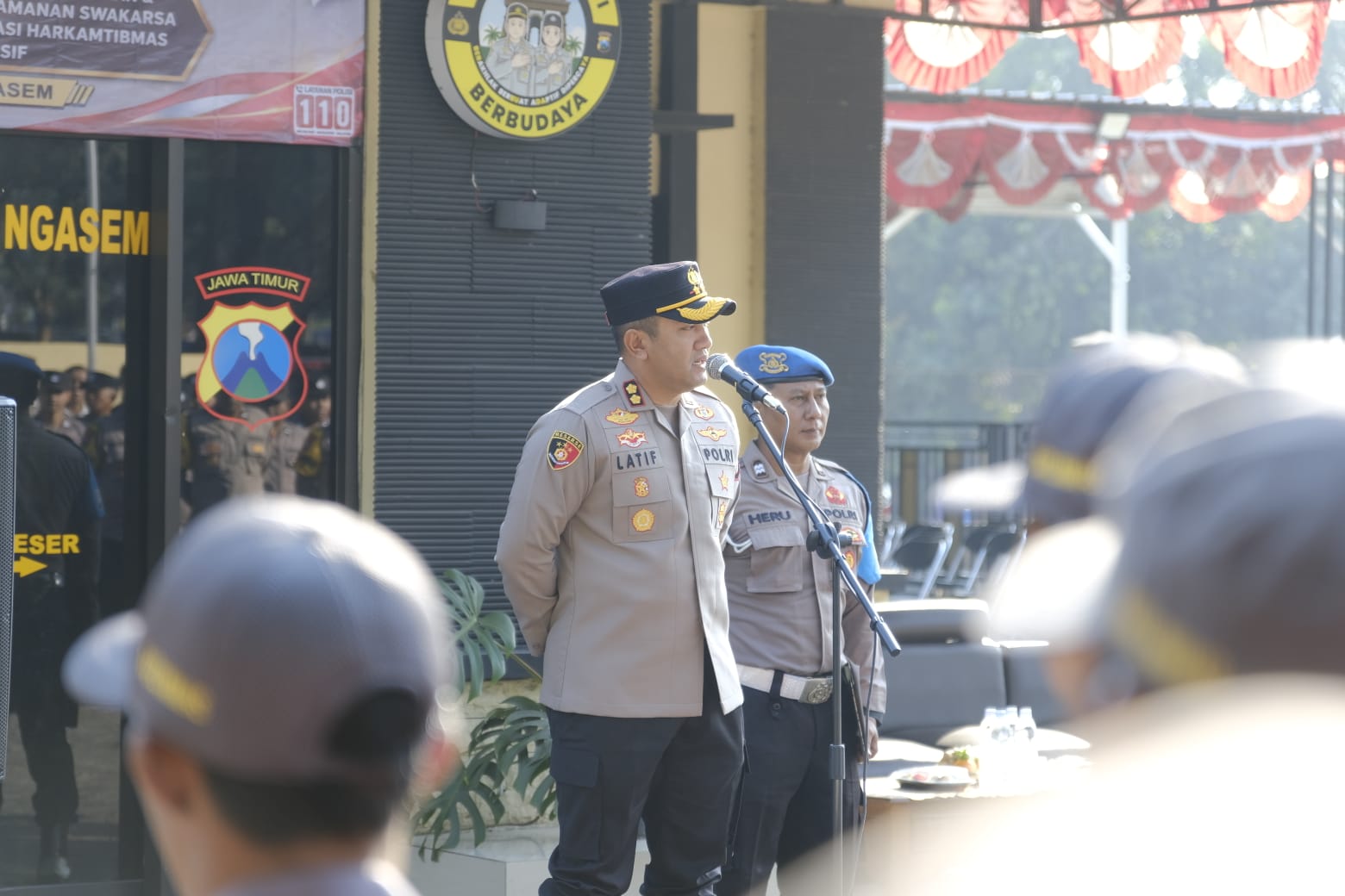 Jaga Kediri Tetap Kondusif, Polres Kediri Perkuat Deteksi Dini melalui Sabuk Kamtibmas