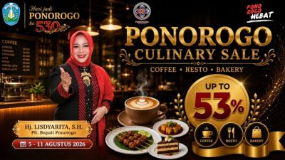 Semarak Hari Jadi ke-530 Ponorogo, Diskon Kuliner hingga 53 Persen Siap Memanjakan Warga