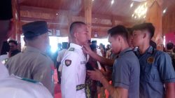 Rasya Dikukuhkan Jadi Paskibraka Kabupaten Kediri Tanpa Kehadiran Orang Tua