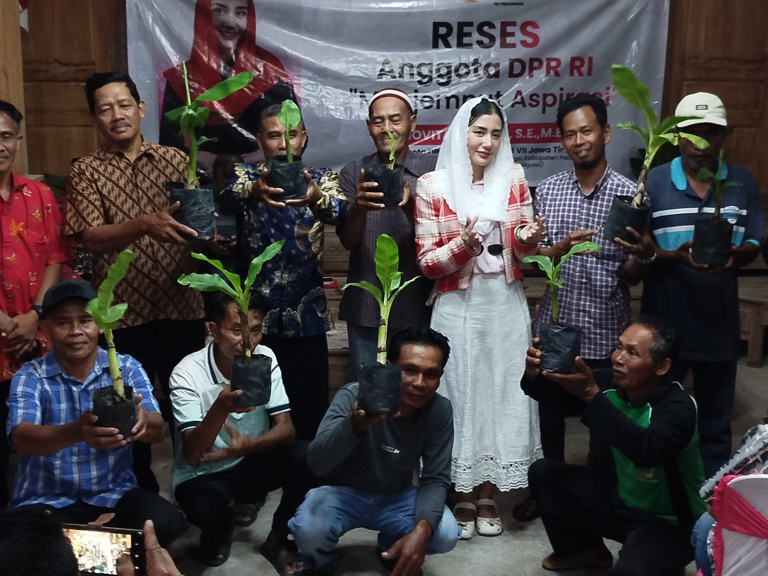 Reses di Bringinan, Novita Hardini Dorong Pengembangan Budidaya Pisang Cavendish