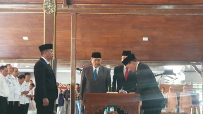 Lolos Seleksi Terbuka, Tri Hariadi Kembali Dilantik sebagai Sekda Tulungagung