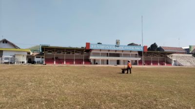 Tribun Barat dan Lintasan Atletik Stadion Chanda Bhirawa Pare Bakal Direnovasi