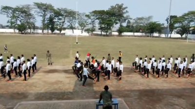 Jelang HUT ke-81 RI, Paskibraka Kabupaten Kediri Digenjot Latihan Dua Kali Sehari