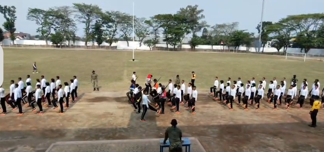 Jelang HUT ke-81 RI, Paskibraka Kabupaten Kediri Digenjot Latihan Dua Kali Sehari