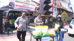Sambut HUT ke-81 RI, Polres Blitar Kota Gelar Gerakan Pangan Murah, Salurkan 215 Kg Beras