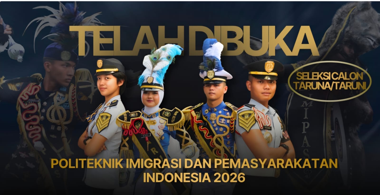 Kemenimipas Buka Seleksi 405 Calon Taruna-Taruni Sekolah Kedinasan 2026