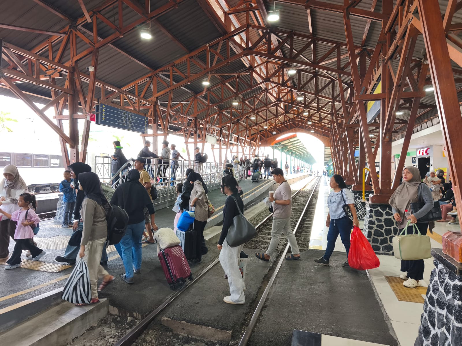 Stasiun Blitar Layani 6.447 Penumpang Selama Libur HUT ke-81 RI