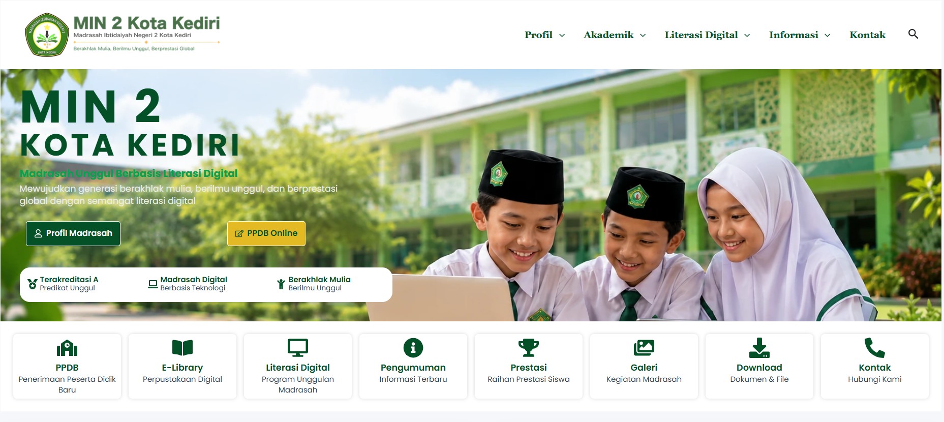 Portfolio MIN 2 Kota Kediri