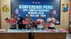 Operasi Tumpas Narkoba 2026, Polres Lamongan Tangkap 15 Tersangka Pengedar Sabu, Lima Residivis