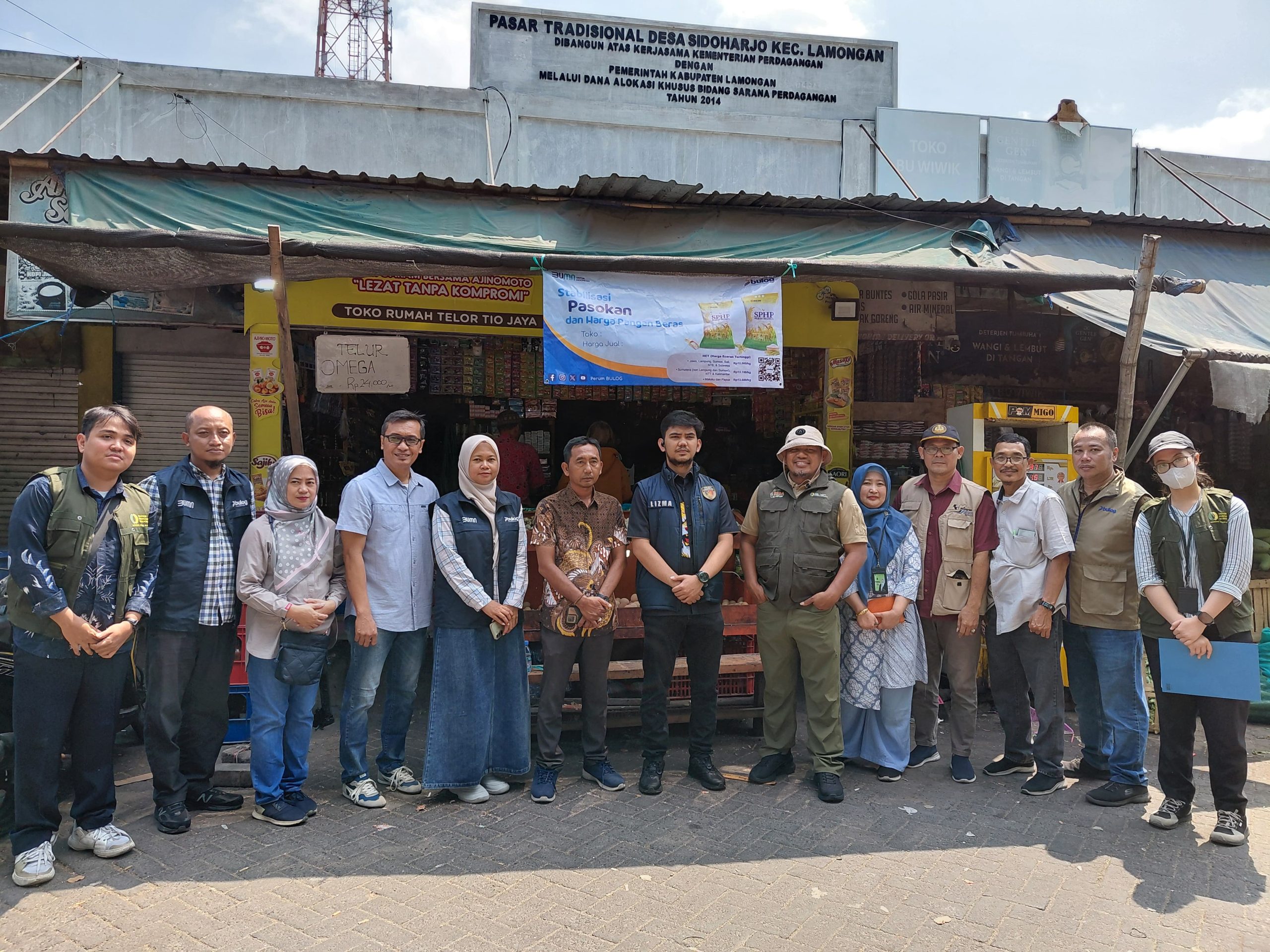 Bulog Bojonegoro Pastikan Stok dan Harga Beras Aman, Pantau Pasar SP2KP Lamongan