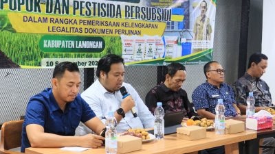 Kejari dan Disperindag Lamongan Perketat Pengawasan Distribusi Pupuk Bersubsidi