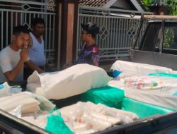 Usai Panen, Kades Sukorejo Lamongan Bagikan Beras dan Ikan Gratis ke Warga
