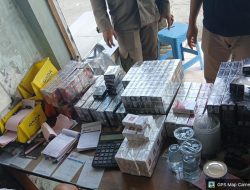 Operasi Gabungan Sasar Empat Kecamatan, 9.680 Batang Rokok Ilegal Disita