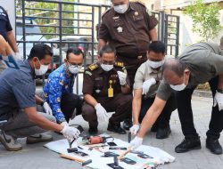 Kejari Lamongan Musnahkan Barang Bukti 38 Perkara Inkracht, Ada Sabu 115 Gram hingga 21 Ekstasi
