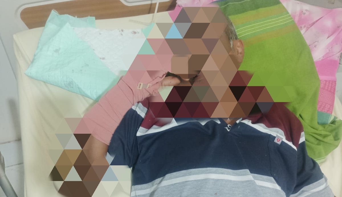 Seman (63) warga Dusun Canggu, Desa Jatibanjar, Kecamatan Ploso, Kabupaten Jombang Istri Korban : Karmini & Anak Korban : Johan