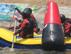 Sebanyak 28 Tim Arung Jeram Ramaikan Kejurprov Jatim 2026 di Dam Turipinggir Jombang