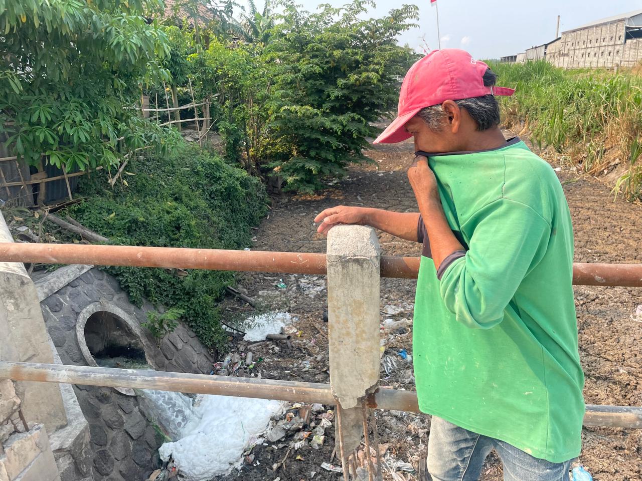 Bau Limbah Sungai Rejoagung 2 Jombang Dikeluhkan Warga, Disebut Picu Sesak