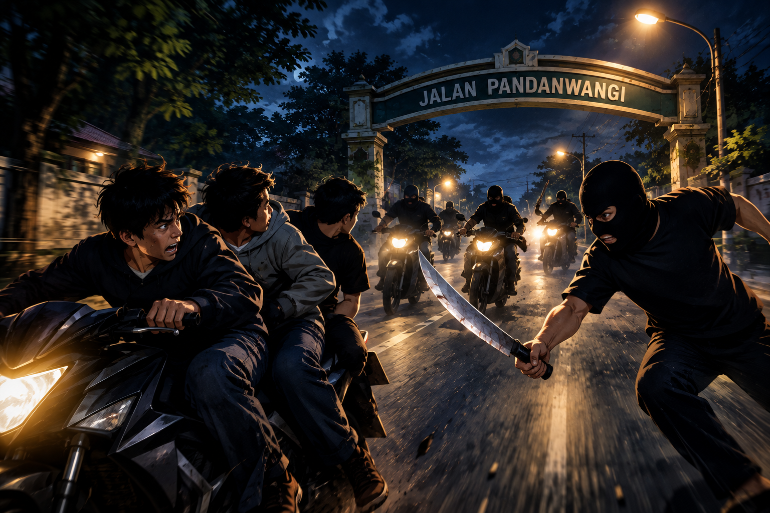 Diserempet lalu Dibacok, Tiga Pemuda Diwek Jombang Ungkap Detik-Detik Diserang OTK