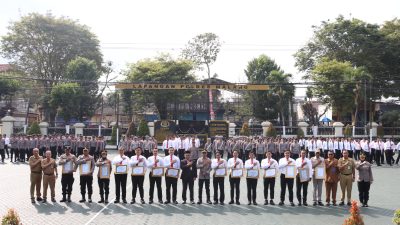 65 Personel Polres Malang Raih Penghargaan, 13 Diapresiasi Bakorwil Jatim