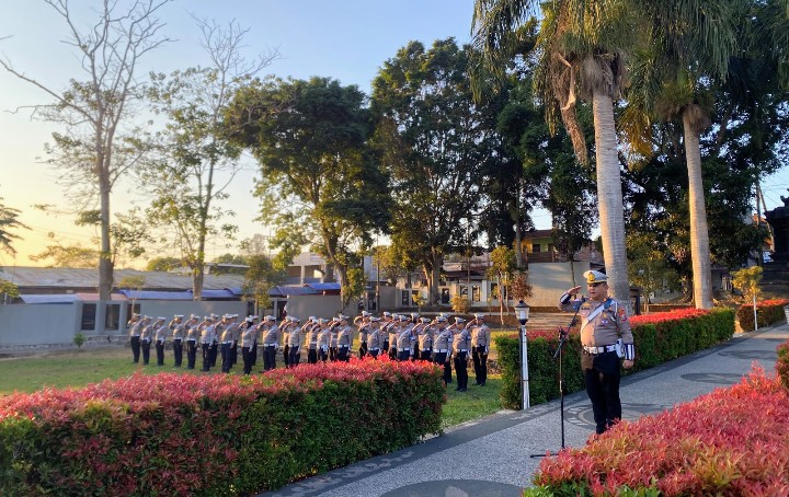 Jelang HUT Lalu Lintas ke-71, Satlantas Polres Batu Ziarah ke TMP