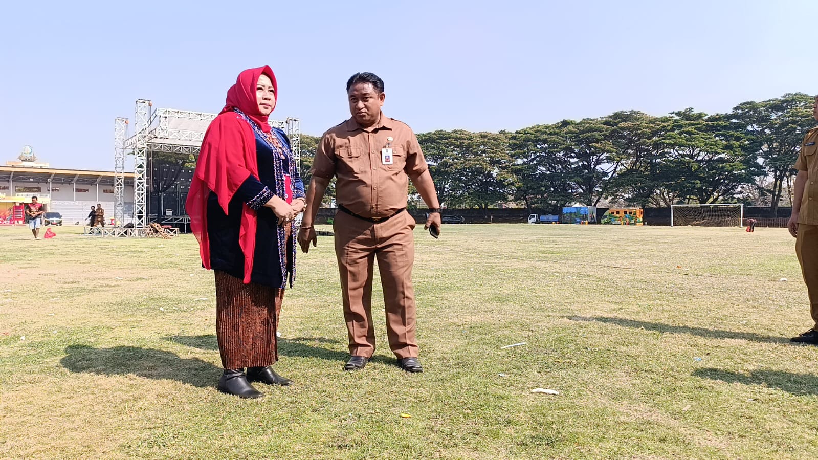 Usai Konser Josjis, Stadion Batoro Katong Dicek, Rumput Dipastikan Tak Rusak