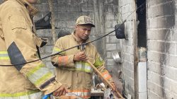 Ditinggal Pergi Saat Memasak, Rumah Warga Puncu Kediri Terbakar