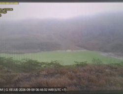BPBD Kediri Pastikan Gunung Kelud Berstatus Normal, Warga Diminta Tetap Waspada