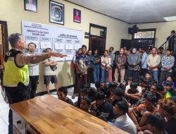 Belasan ABG Terjaring Razia Balap Liar di Plosorejo Kediri, 35 Motor Diamankan