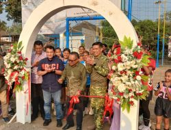 Dandim Kediri Resmikan Arena Voli PBV Sporta Muda Tales, Dorong Generasi Muda Aktif Berkegiatan Positif