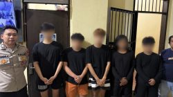 Satresnarkoba Polres Nganjuk Amankan Enam Terduga Pengedar Okerbaya dan Sabu
