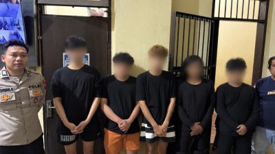 Satresnarkoba Polres Nganjuk Amankan Enam Terduga Pengedar Okerbaya dan Sabu