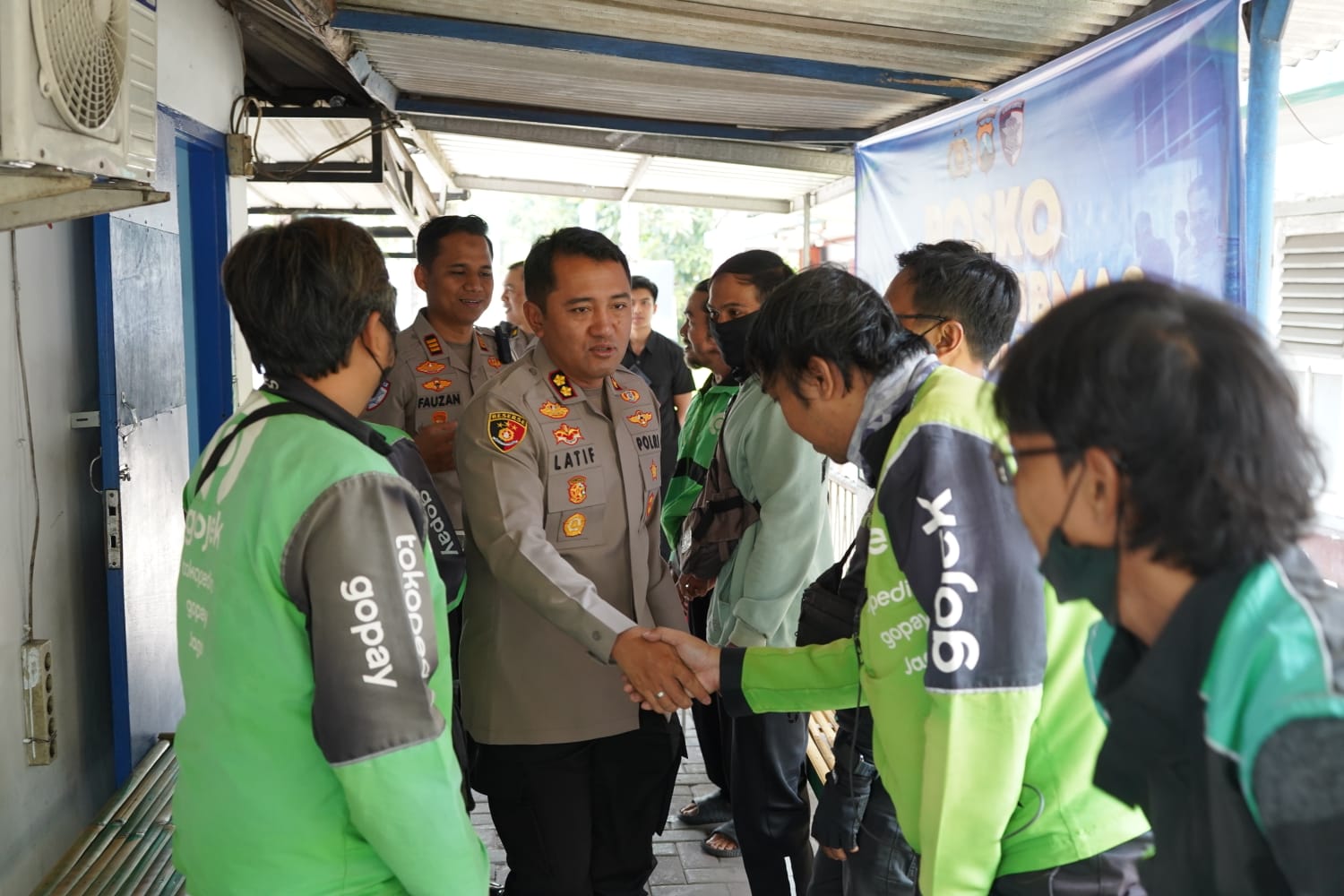 Pos Ojol Kamtibmas Polres Kediri Dioptimalkan, Perkuat Deteksi Dini
