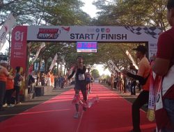 Prajurit Yon Armed 08 Jember Tampil Terdepan dan Juarai Kategori Umum Kediri Run 2026