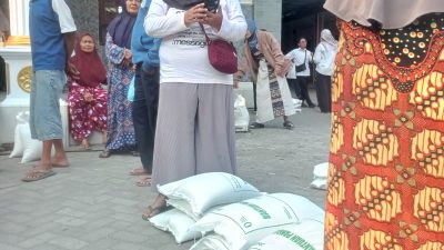 KPM di Kabupaten Kediri Terima Bantuan Beras, Total 30 Kilogram